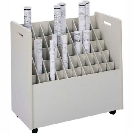 SAFCO Mobile Roll File - 50 Compartment 3083
